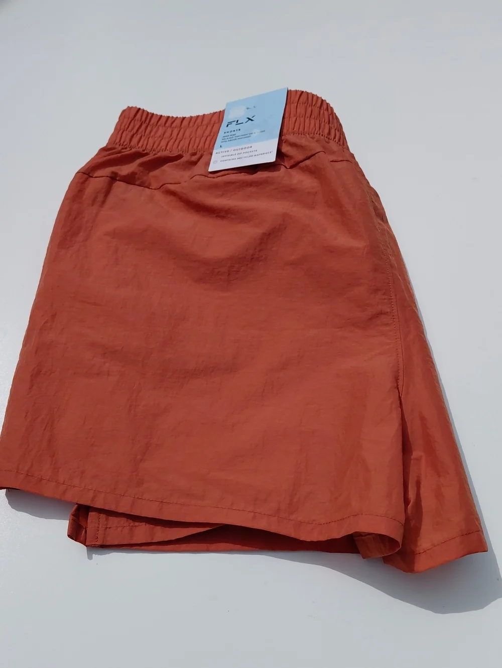 FLX Women's  Cinnamon Rose Woven Buckle Shorts Size Large